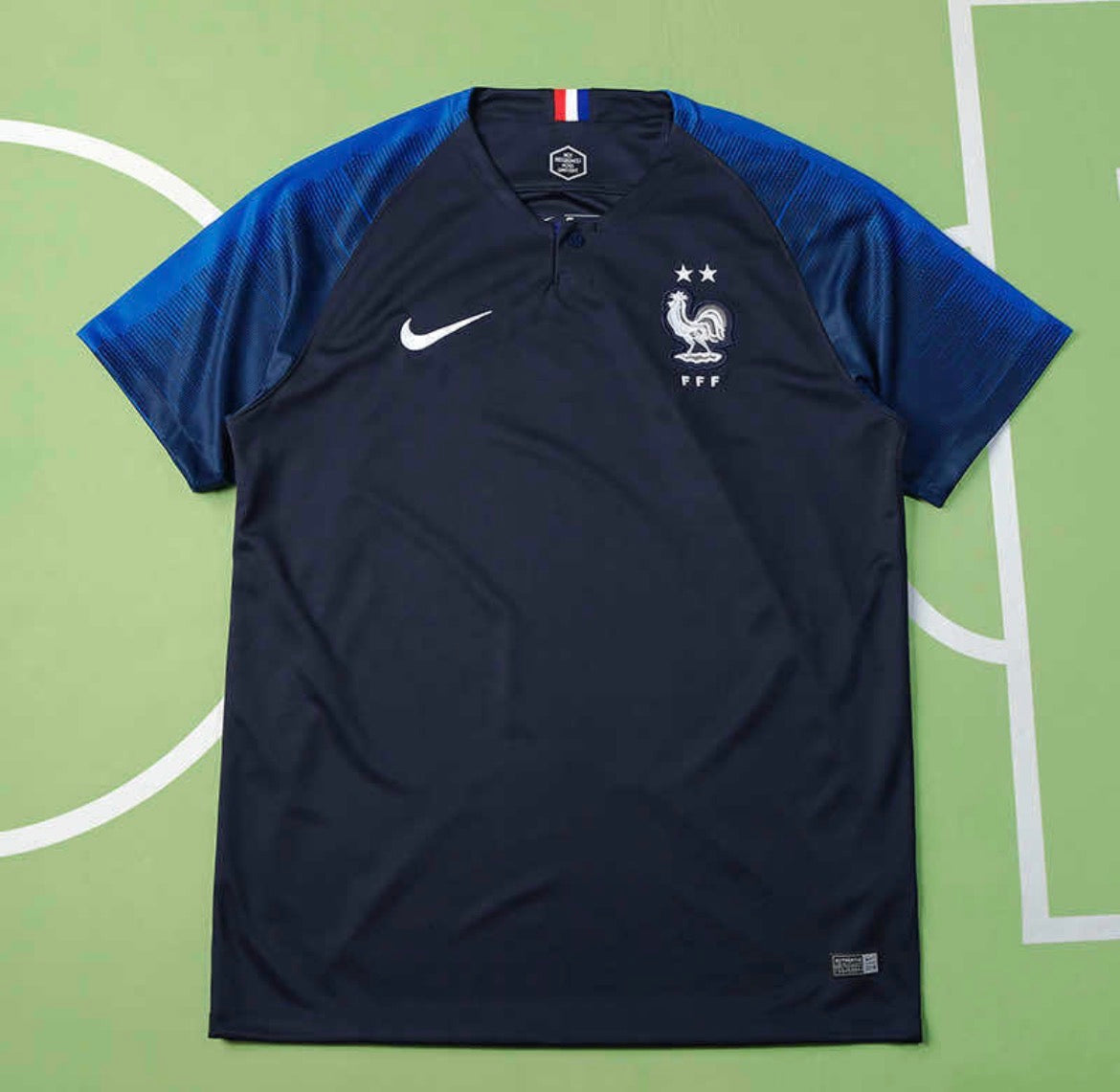 France - Retro Short Sleeve Jersey